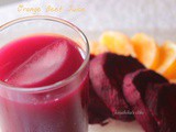 Orange Beet Juice Recipe / Beetroot Orange Juice - a juice for lowering Blood Pressure