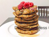 Vegan Raspberries Buttermilk pancakes