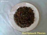Red Spinach Thoran (Come On - Lets Cook Buddies) Entry 47