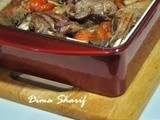 Braised Lamb Shanks & a Cream of Braising Vegetables Soup