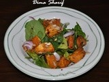 How Popeye The Sailor Man's favourite food happened to become mine too! Roasted Pumpkin with Spinach Salad