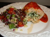 Maria Menounos Stuffed Chicken and Bean Salad