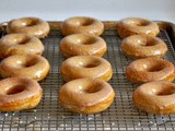 Baked Pumpkin Doughnuts with Vanilla Glaze