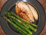 Chicken and Asparagus in White Wine Sauce