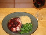 Pork Chops with Pinot Noir Sauce