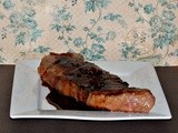 Steak with Pinot-Pomegranate Sauce