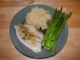 Tilapia with Honey Scallion Dressing