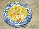 Easy Chicken Soup With Noodles or Rice