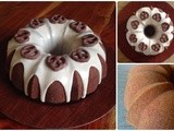 Peanut Butter and Jelly Bundt Cake - Super Bowl Style