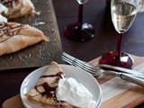 Caramel Apple Galette with Champagne Whipped Cream