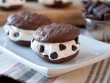 Chocolate Fudge Bourbon and Whipped Cream Sandwich Cookies