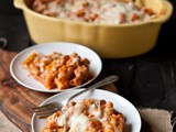 Cream Cheese Sausage Baked Ziti- Perfect Make and Take Meal! + Uncommon Goods Giveaway