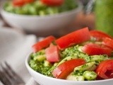 Creamy Kale Pesto Pasta