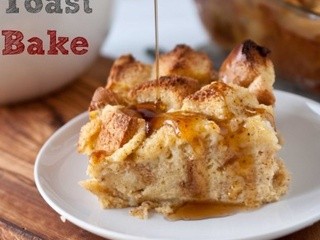 Eggnog French Toast Bake