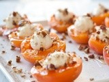 Goat Cheese Stuffed Apricots With Honey