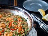 Paprika Shrimp and Sausage Quinoa Paella