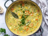 Creamy Vegetable Chickpea Soup (Vegan)