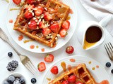 Peanut Butter And Jam Waffles