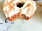 Carrot cake protein donuts