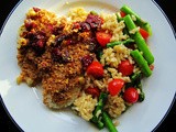 Dried Cranberry and Walnut Encrusted Fish