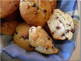 Banana Cream Chocolate Chip Muffins