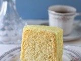 Lemon Chiffon Cake with Lemon Butter Icing