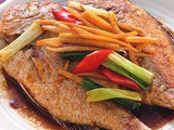 薑蔥燒魚