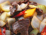 Beef with oyster sauce