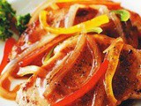 Costeletas de porco Onion