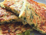 Cucumber omelette