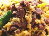 Egg fried beef