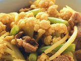 Fried cauliflower curry