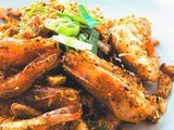 Garlic pepper shrimp