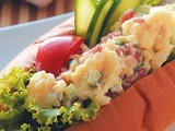 Hot dogs, potato salad Fort