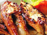 Mint miso vermelho grelhado de peixe do Nilo
