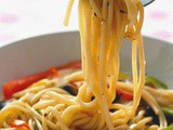 Mushroom Vegetable Spaghetti