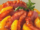 Peito de pato francês com sumo de laranja