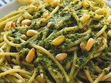 Pine nut pesto pasta