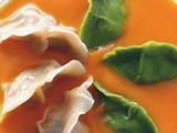 Pumpkin soup dumplings