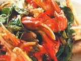 Spicy crab legs
