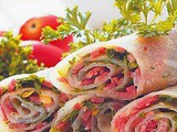 Sweet corn pancake roll