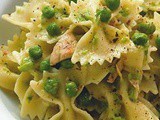 Tuna macaroni butterfly peas