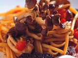 Wild mushroom risotto pasta