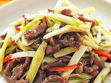 Yellow chives Beef