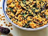 Menthyada Soppina Bele Palya | Fenugreek Leaves and Lentil Dry Curry