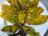 Jute Leaves Fritters / Bengali Pat patar Bora