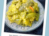 Malabar Spinach With Hilsa Fish Head/Pui Shak And Ilish Macher Matha
