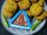 White Chickpeas Fritters/Kabuli Chana Pakoda/Felafel In Bengali Style