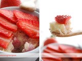 Polenta strawberry cakes