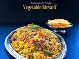 How To Make a Quick Restaurant Style Vegetable Biryani